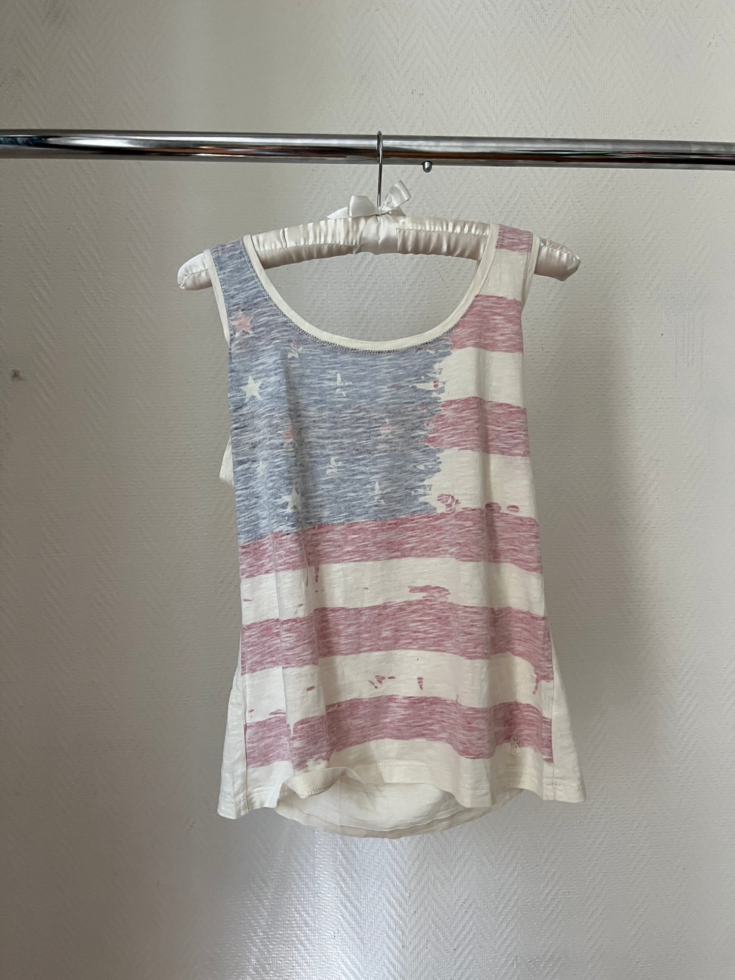 Vintage flag tank top