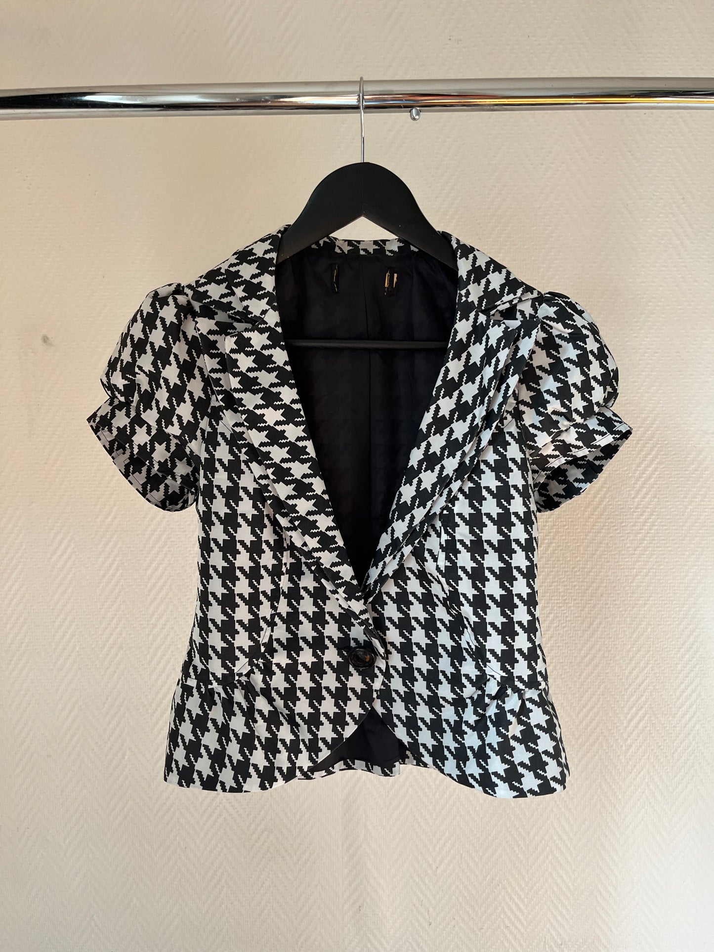 Vintage houndstooth bolero