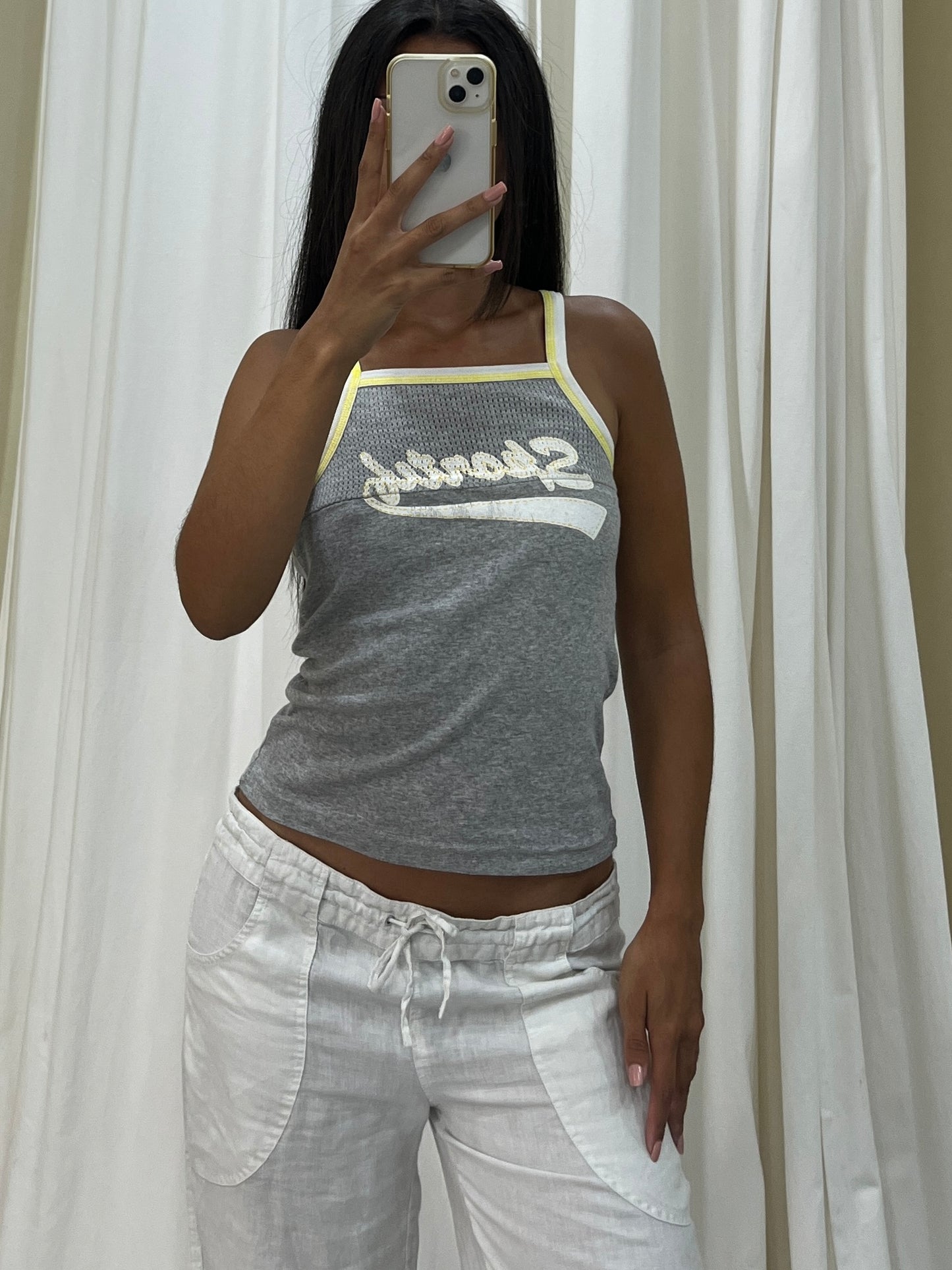 Vintage grey sporty top