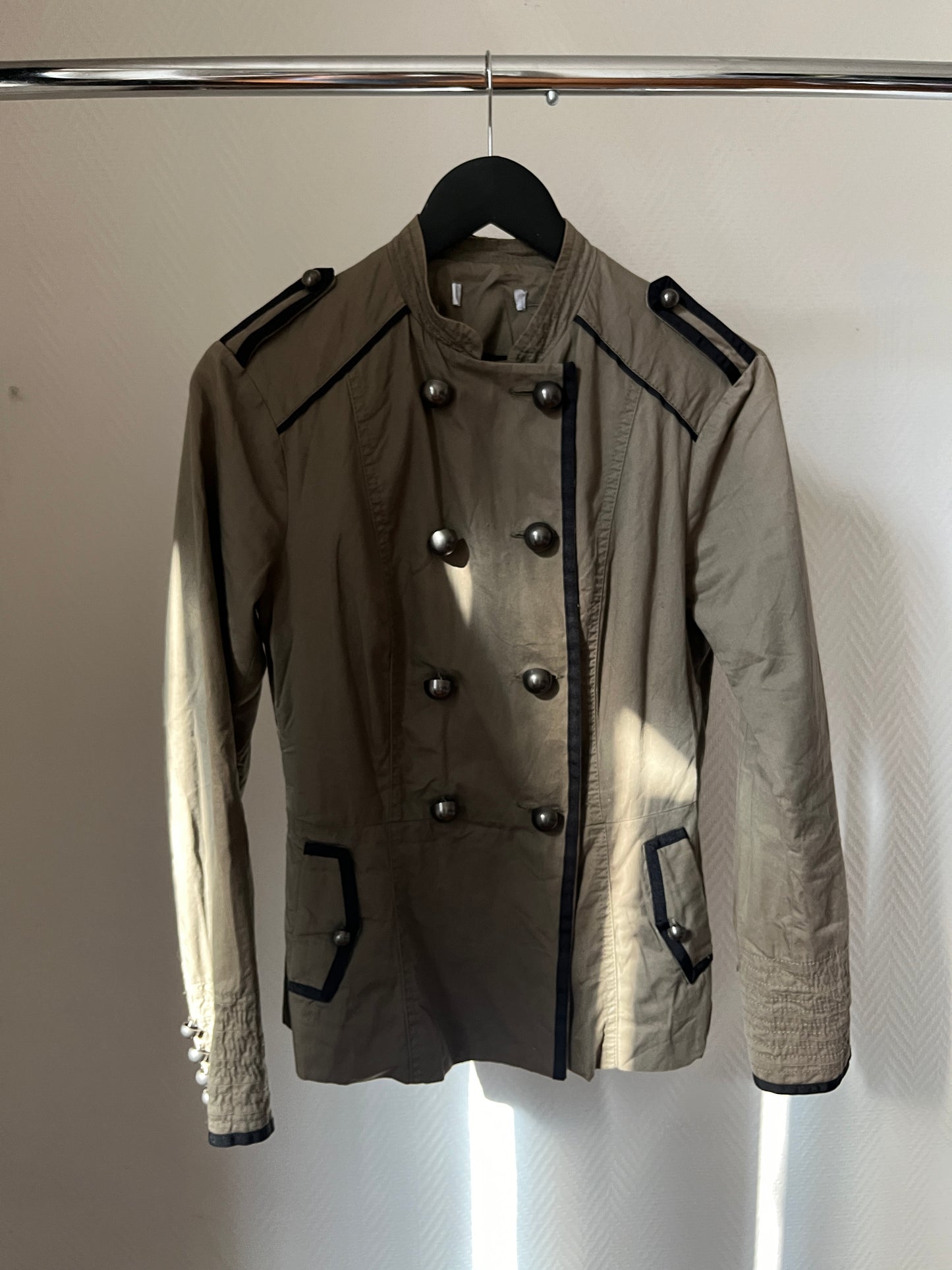 Vintage khaki officer jacket