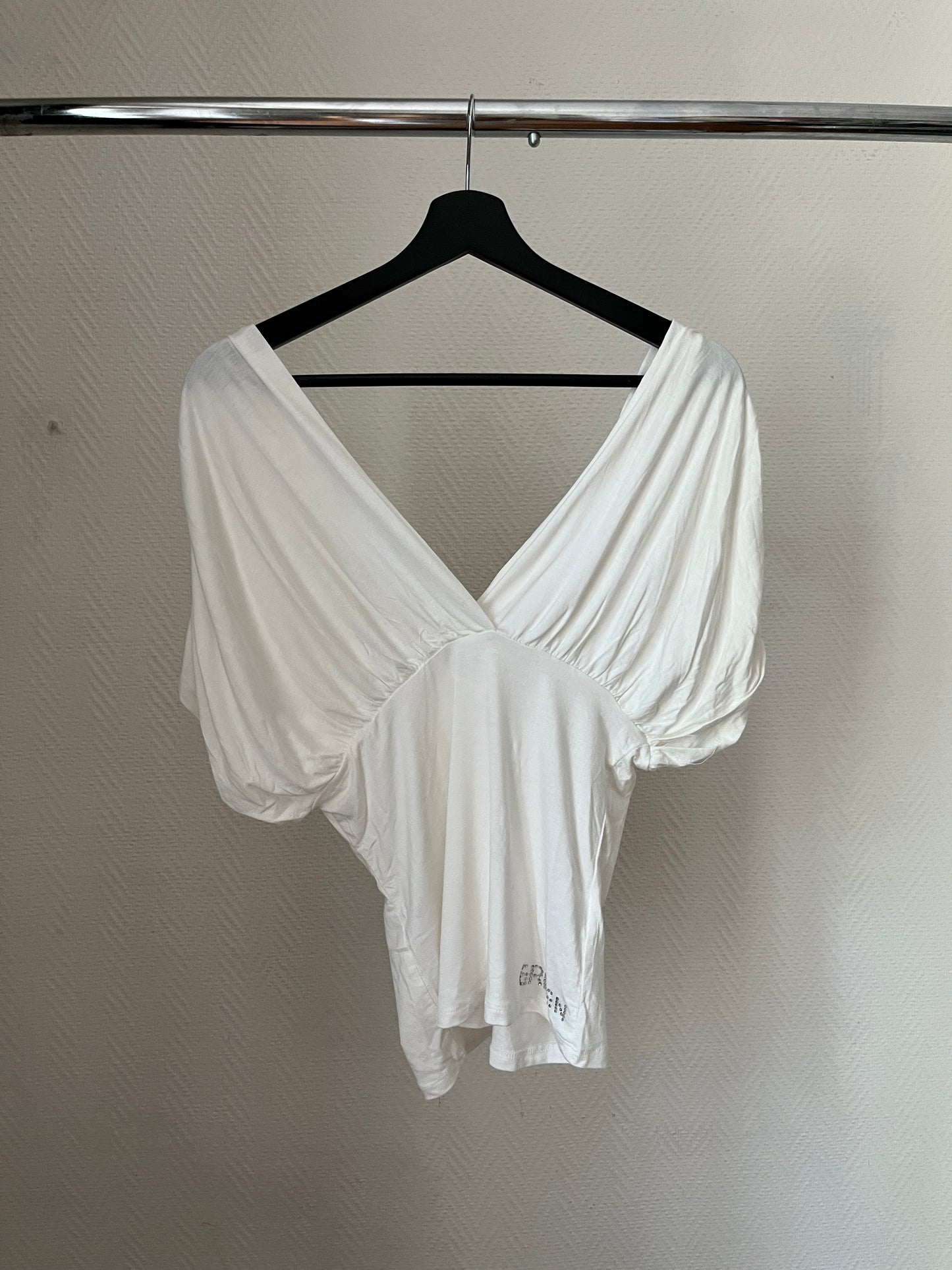 Vintage white batwing top