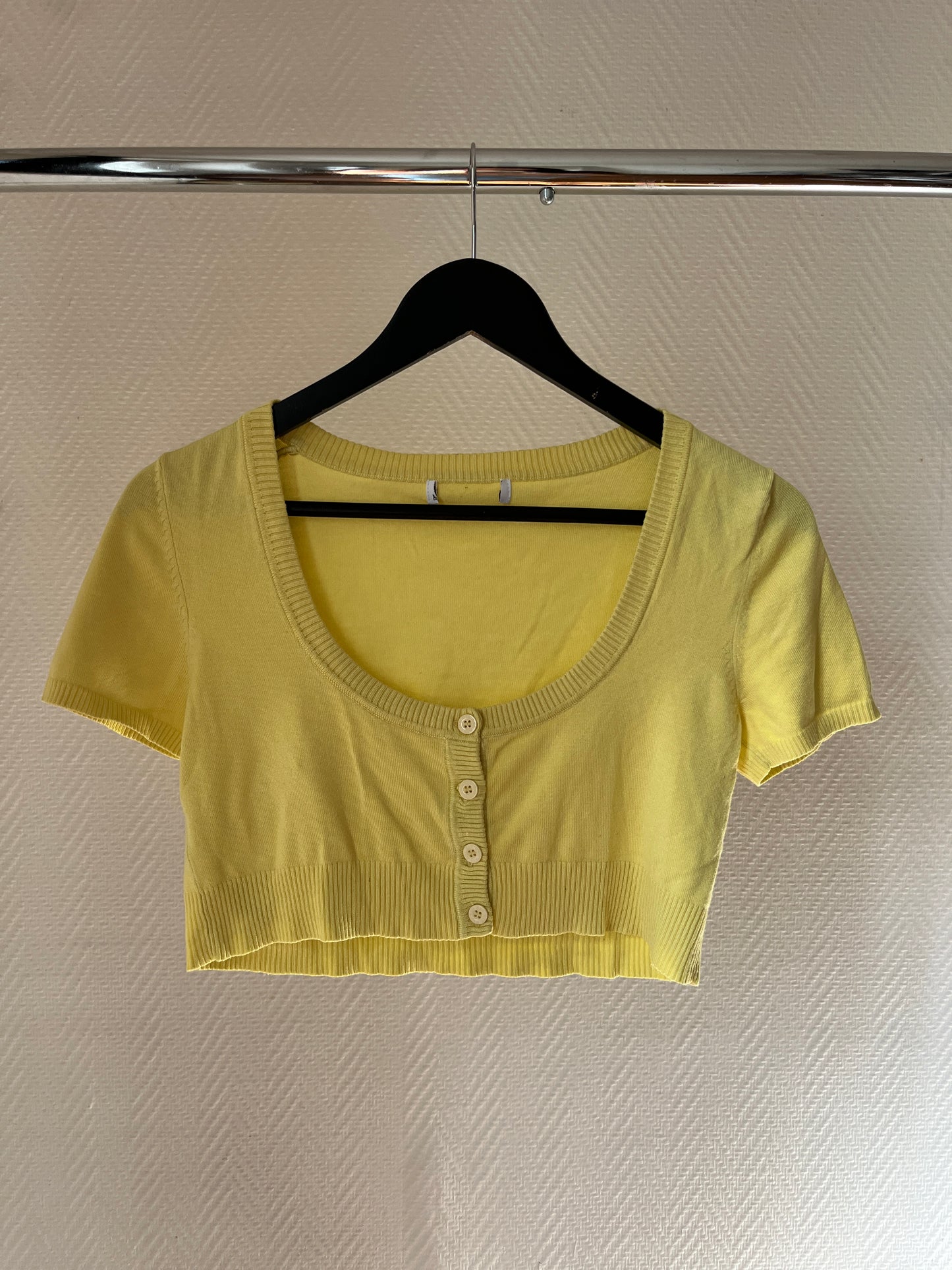 Vintage yellow short bolero