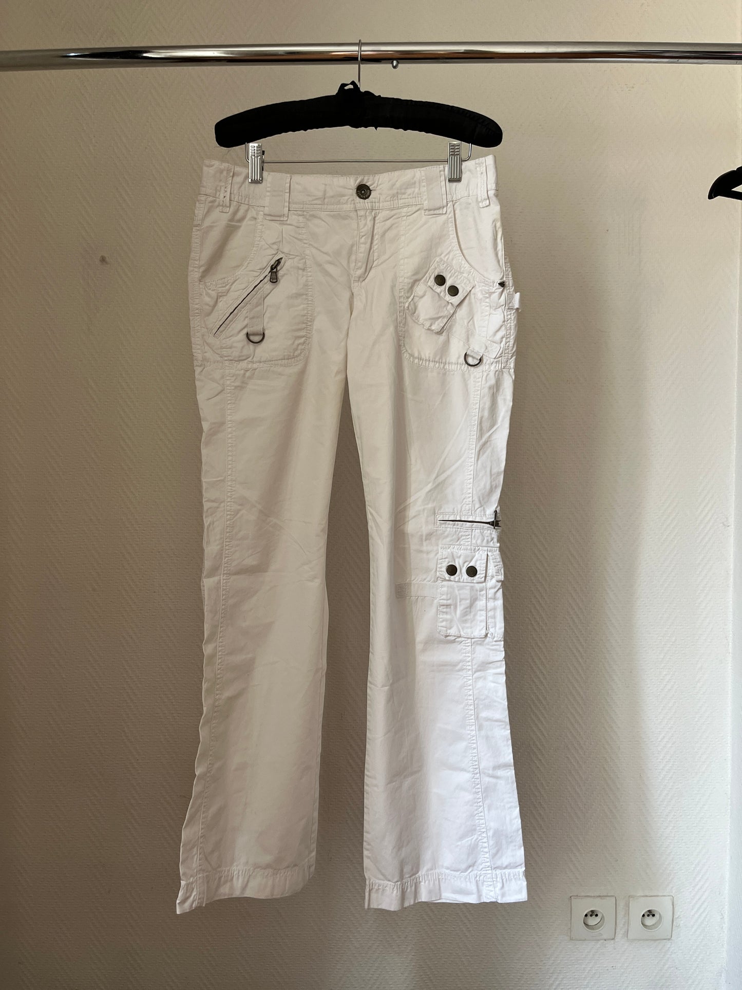 Vintage white straight pants