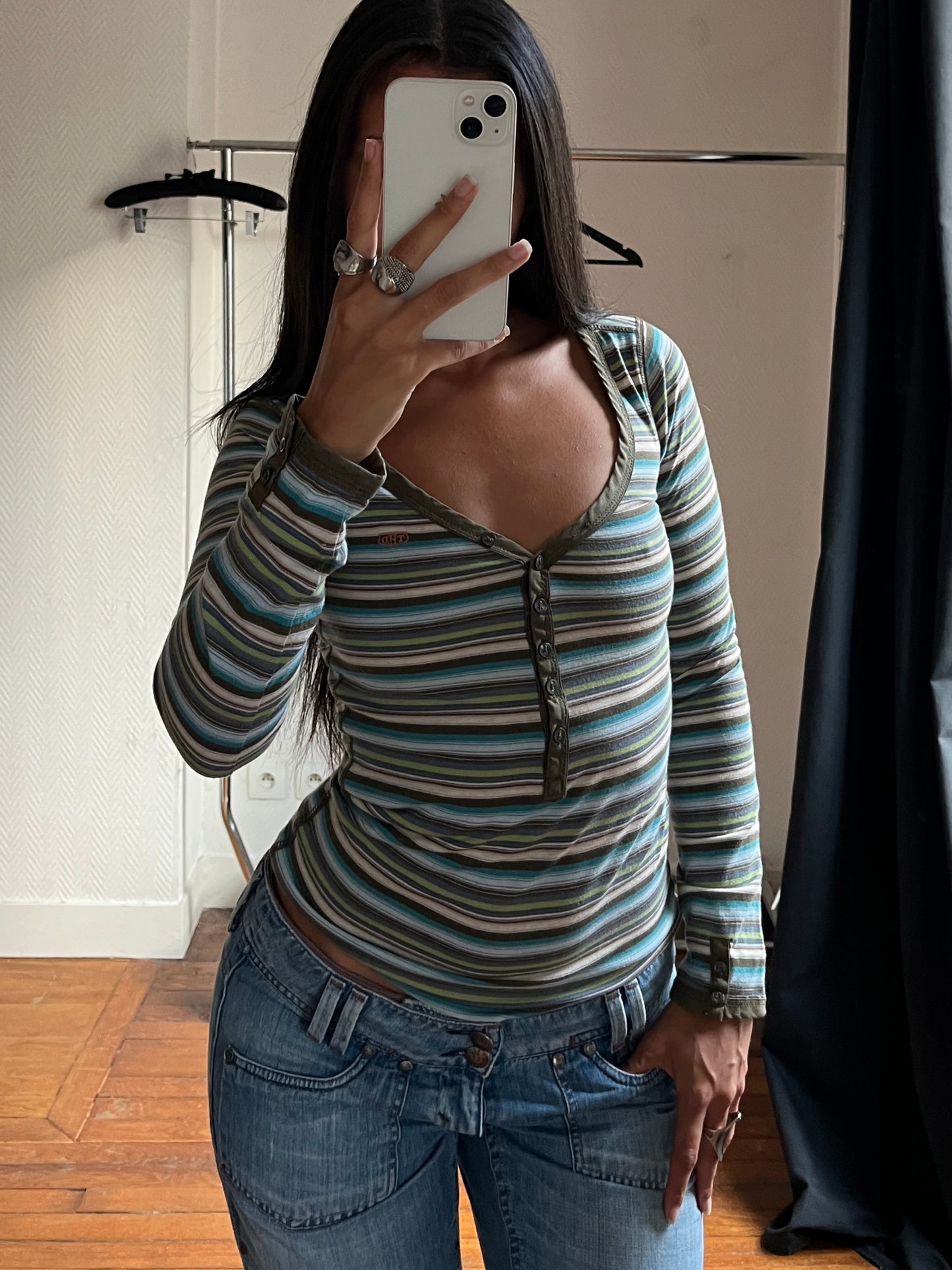 Vintage Tommy striped top