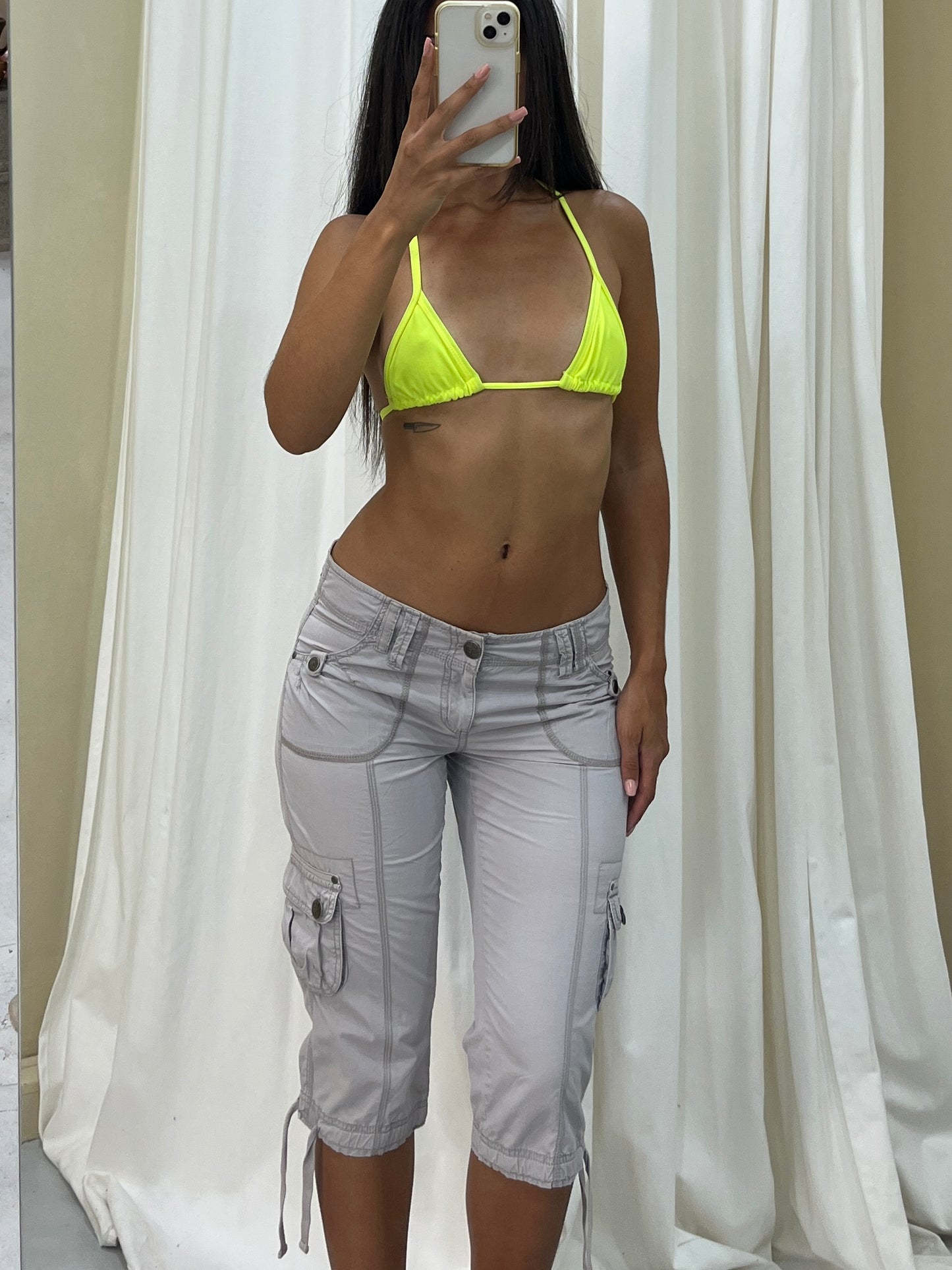 Vintage grey capri pants