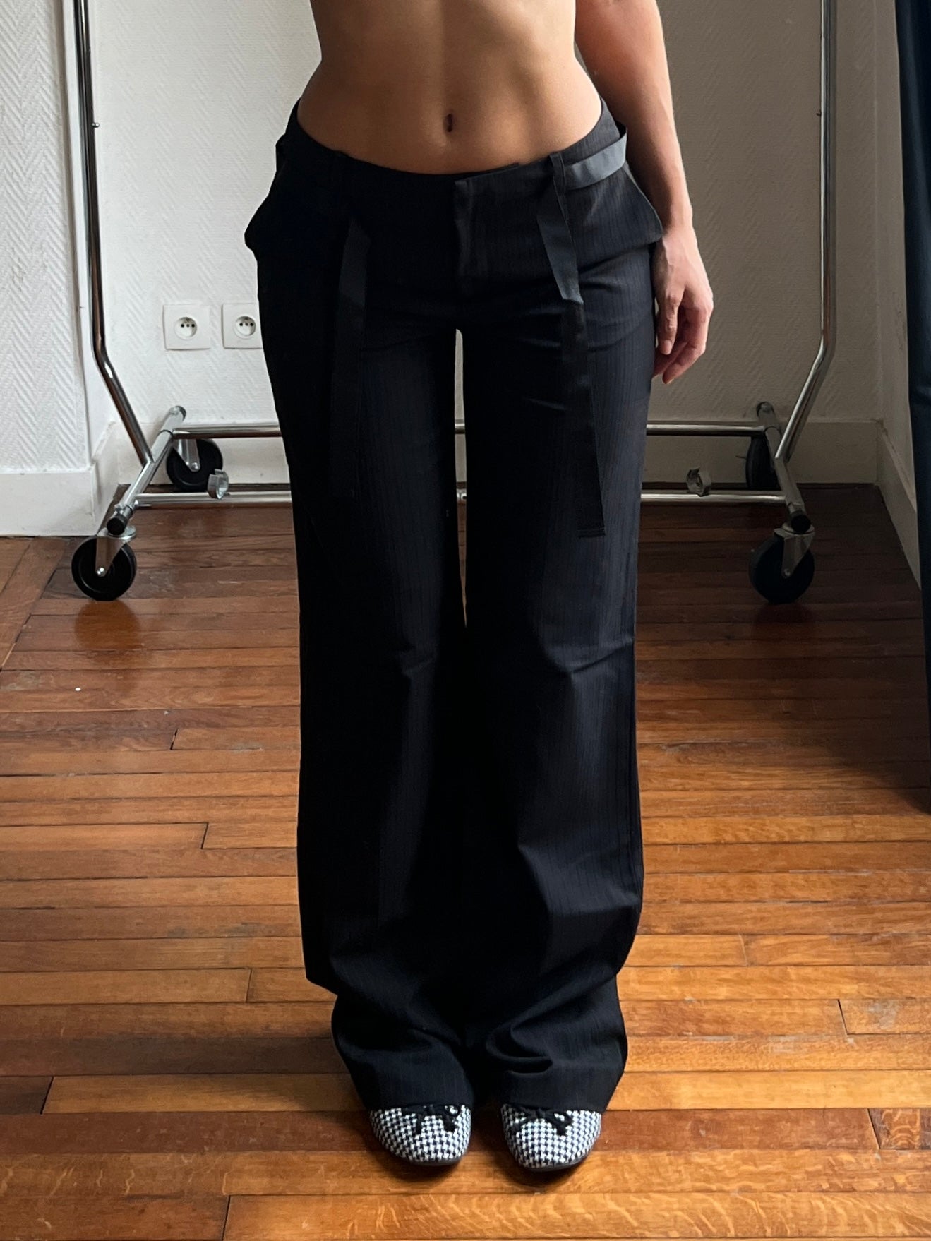 Vintage black straight pants