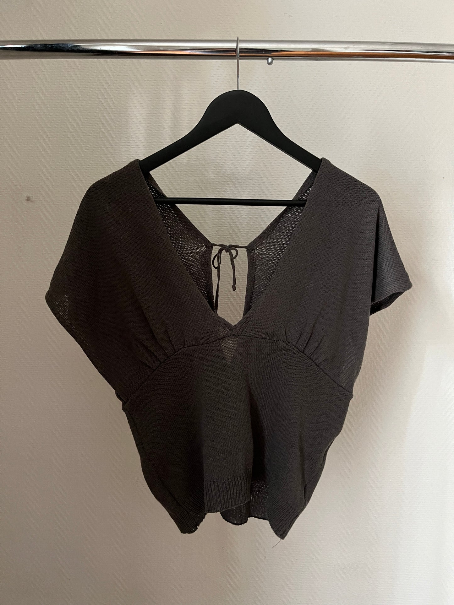 Vintage grey/brown knitted top