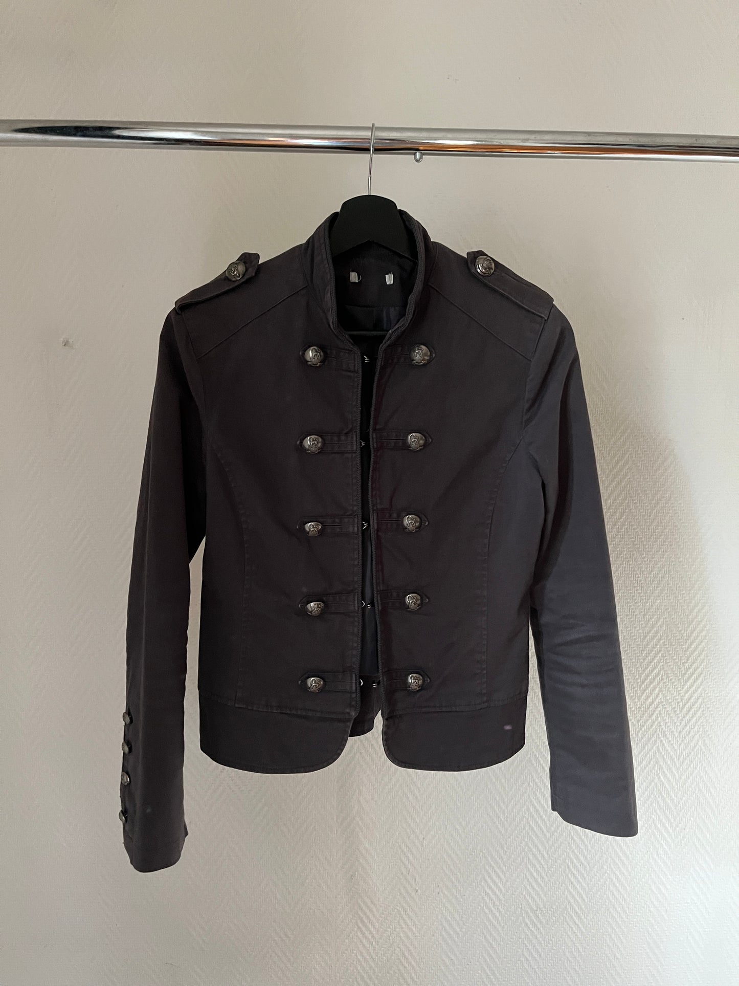Vintage dark grey officer jacket