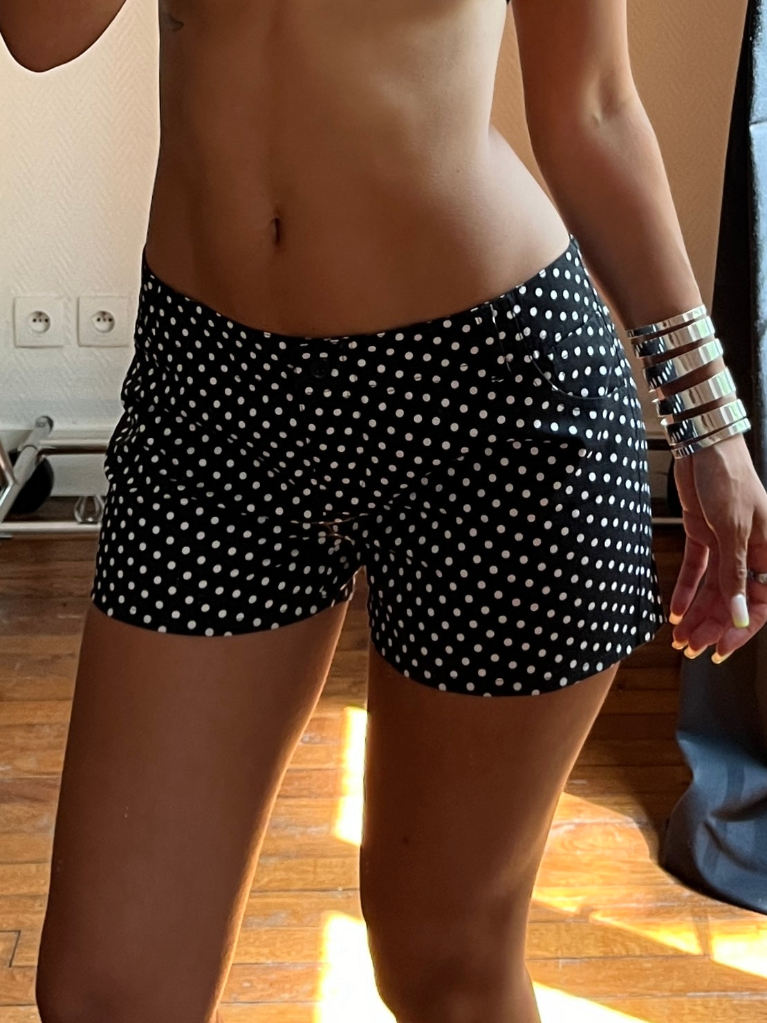 Vintage polka dot shorts