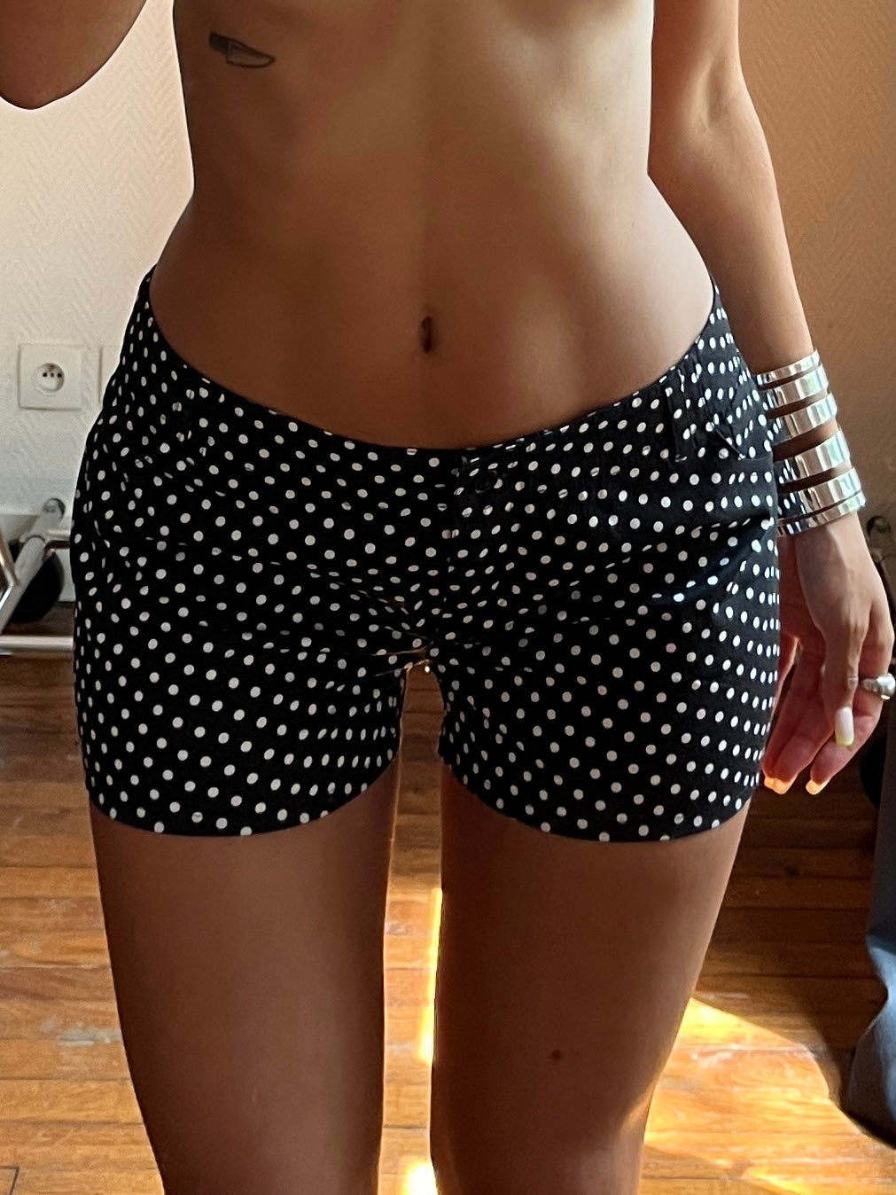 Vintage polka dot shorts