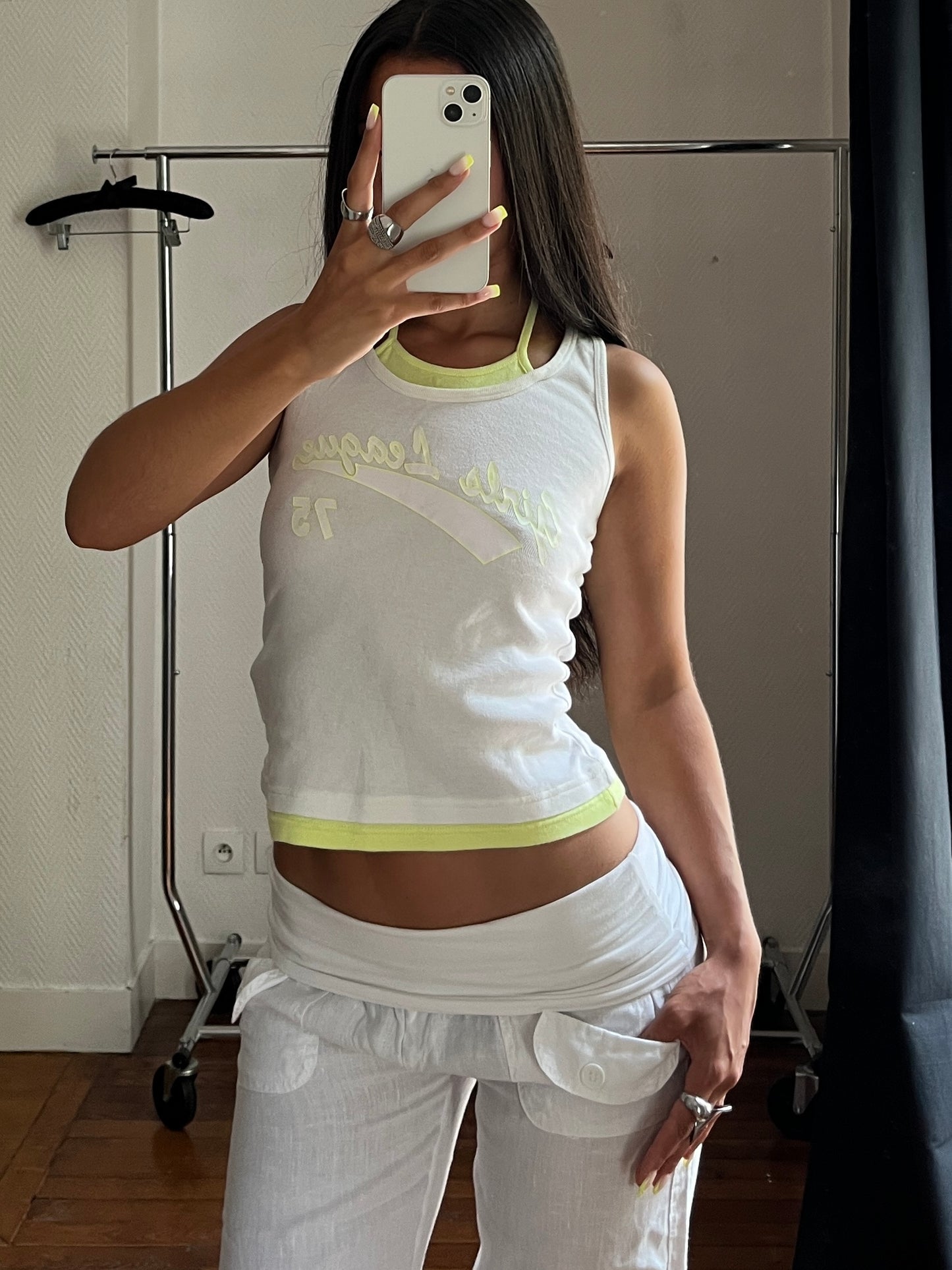 Vintage layered tank top