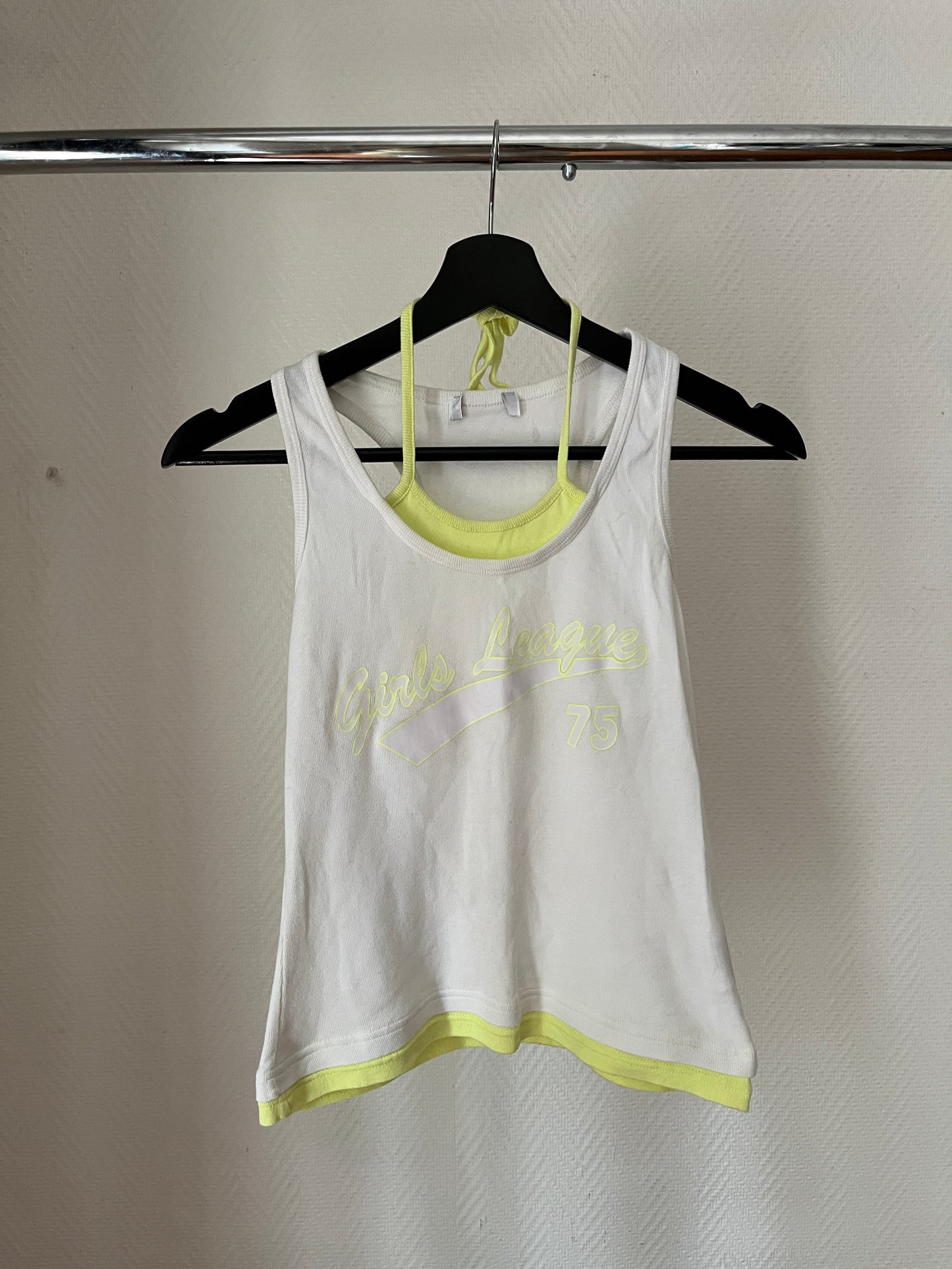 Vintage layered tank top