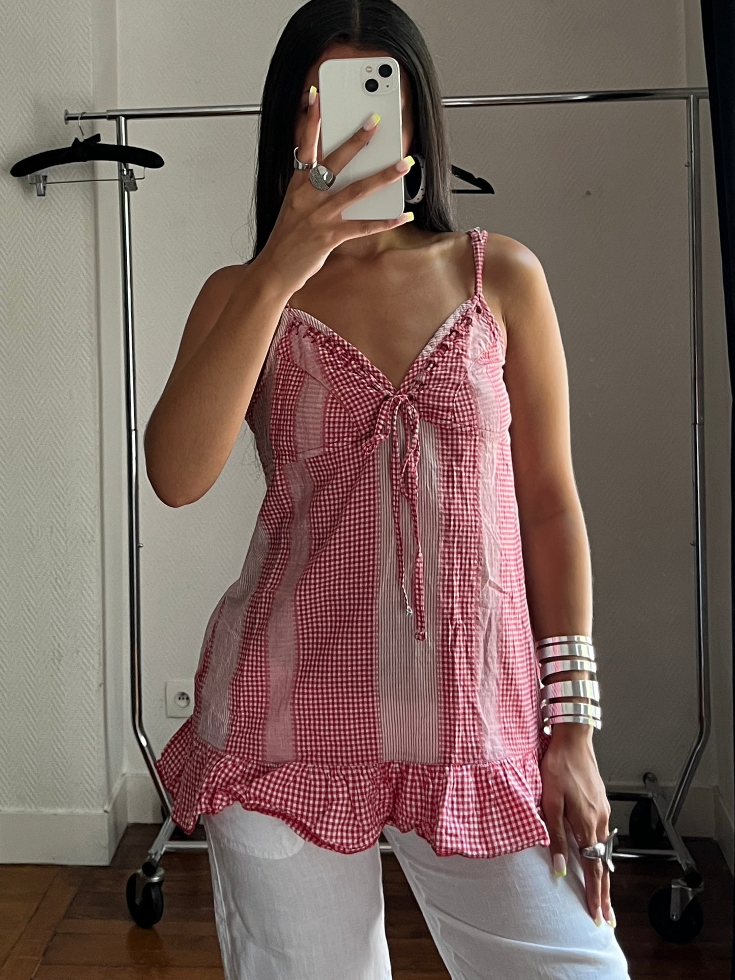 Vintage Vichy top
