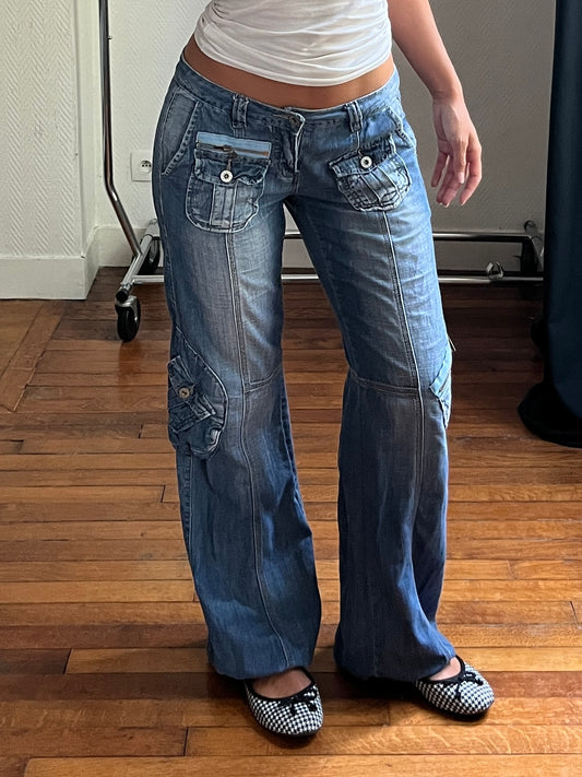 Vintage blue jeans