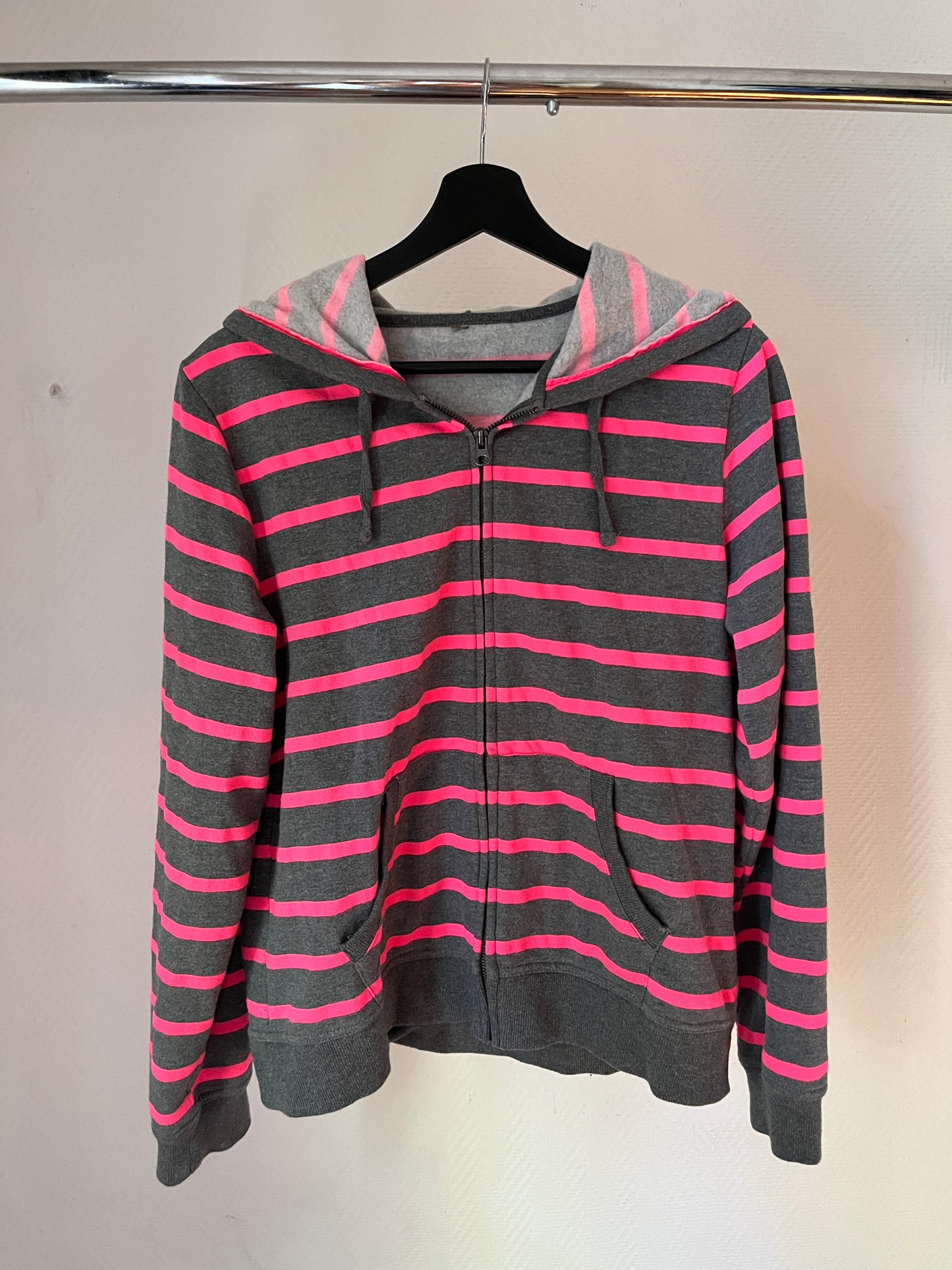 Vintage striped zip up jacket