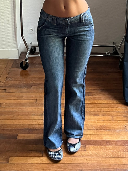 Vintage dark blue jeans
