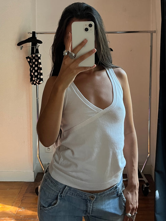 Vintage knitted tank top