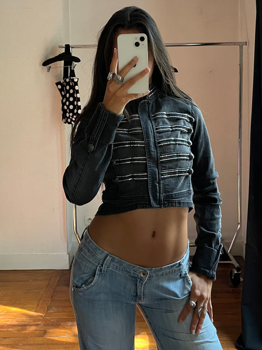 Vintage short officer jacket