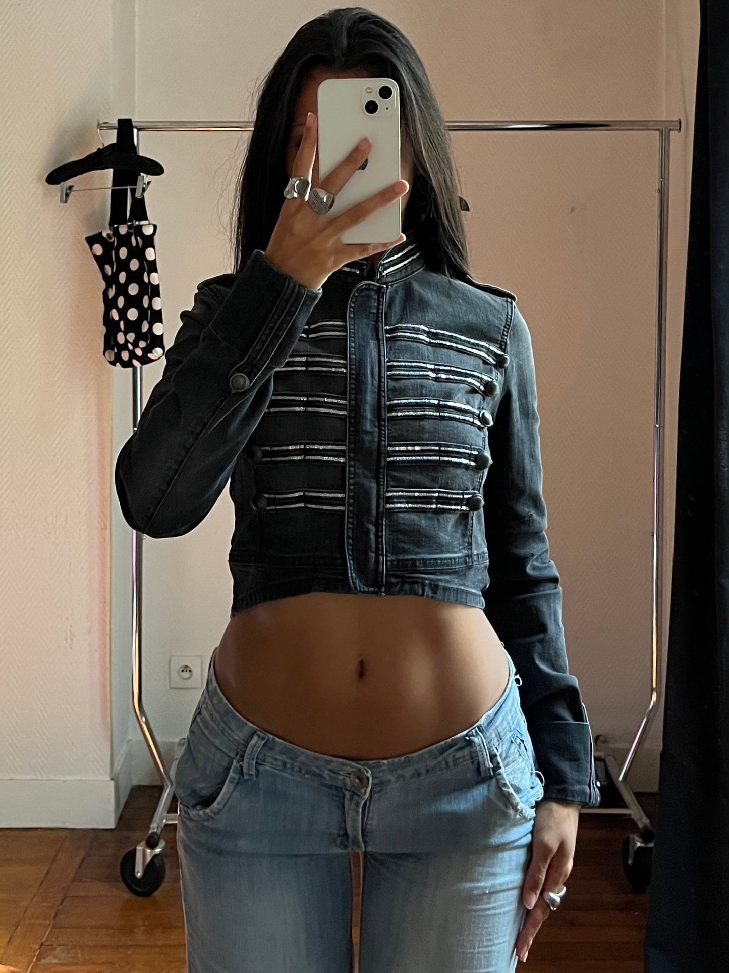 Vintage short officer jacket