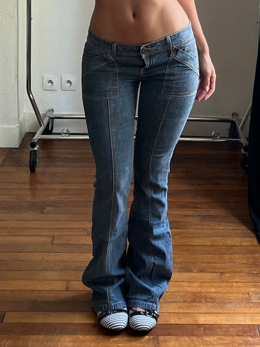 Vintage blue jeans