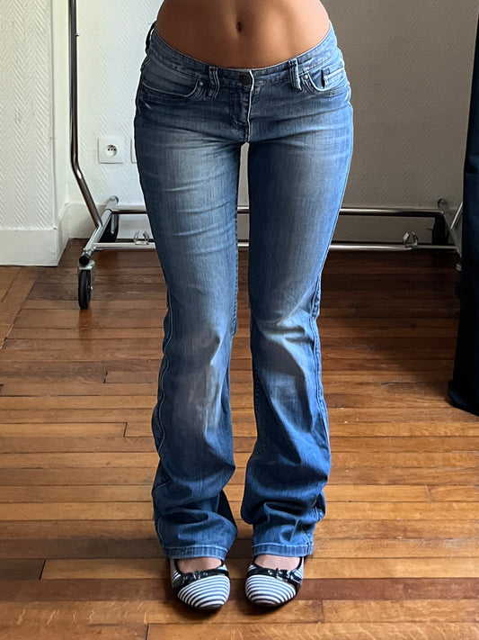 Vintage blue jeans