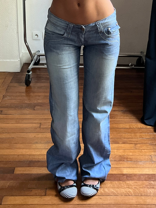 Vintage blue jeans